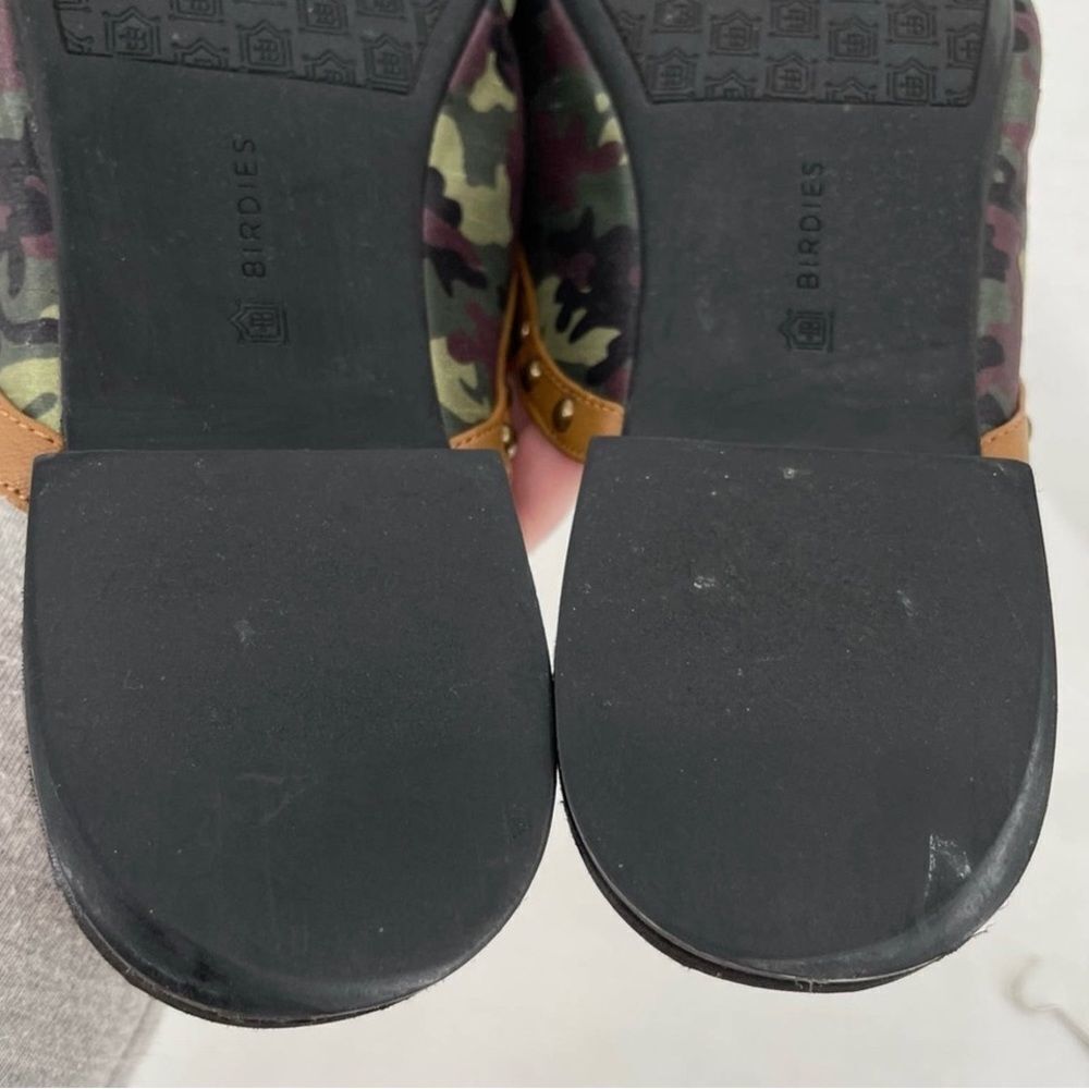*Birdies* Sz 9 Ken Fulk Camo Dog Phoebe Slide Mules EUC - Picture 11 of 11